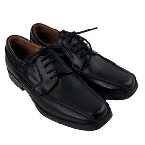 Sergio Classic Line Boys  Black Leather Dress Shoes